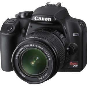 Canon Rebel XS DSLR Camera with EF-S 18-55mm f/3.5-5.6 IS Lens (Black)